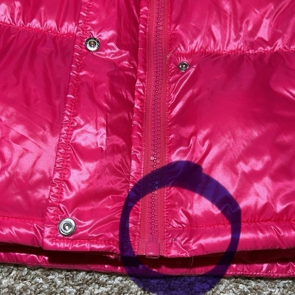 Koolaburra by UGG Hot pink Puffer Jacket Sherpa Trim - Picture 6 of 9